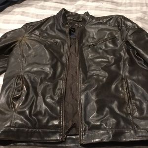 USPA Brown L Leather Jacket